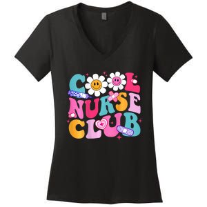 Cool Nurse Club Healthcare Nurse Life Women's V-Neck T-Shirt