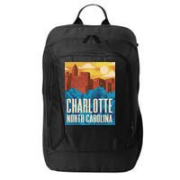 Charlotte North Carolina City Sunset City Backpack