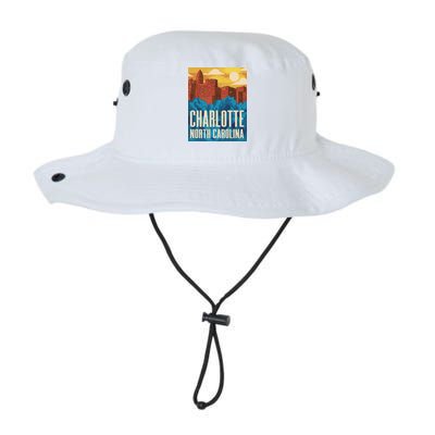 Charlotte North Carolina City Sunset Bucket Hat