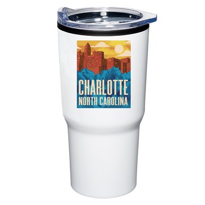 Charlotte North Carolina City Sunset Tumbler