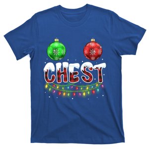 Chest Nuts Christmas Gift Funny Matching Couple Chestnuts Gift T-Shirt