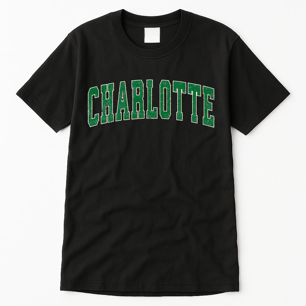 Charlotte North Carolina Nc Vintage Athletic Sports Tall T-Shirt