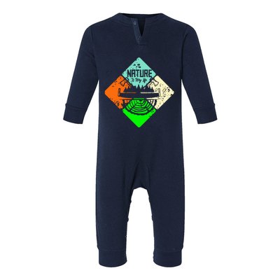 Colorful Nature Infant Fleece One Piece