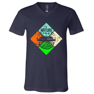 Colorful Nature V-Neck T-Shirt