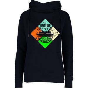 Colorful Nature Womens Funnel Neck Pullover Hood