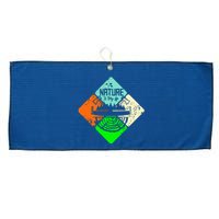 Colorful Nature Large Microfiber Waffle Golf Towel