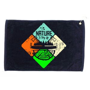 Colorful Nature Grommeted Golf Towel