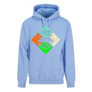 Colorful Nature Unisex Surf Hoodie