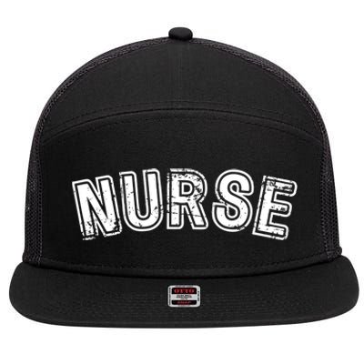 Cute Nurse Cute Gift Will Bee There For You Funny Gift For Rn And Lpn Cute Gift 7 Panel Mesh Trucker Snapback Hat