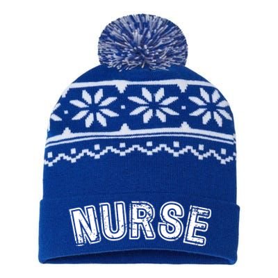 Cute Nurse Cute Gift Will Bee There For You Funny Gift For Rn And Lpn Cute Gift USA-Made Snowflake Beanie