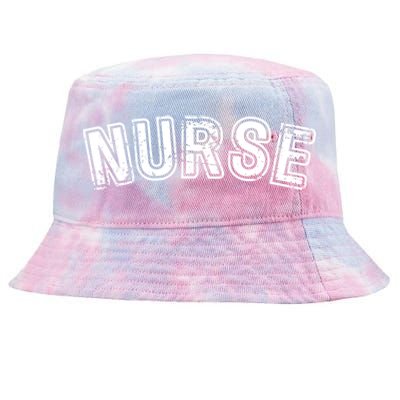 Cute Nurse Cute Gift Will Bee There For You Funny Gift For Rn And Lpn Cute Gift Tie-Dyed Bucket Hat