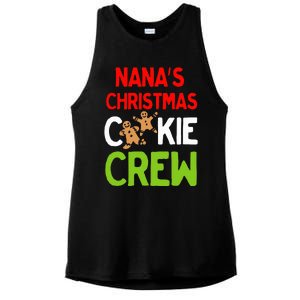 Cute Nana's Christmas Cookie Crew for Grand and Families  Ladies PosiCharge Tri-Blend Wicking Tank