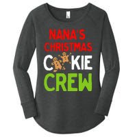 Cute Nana's Christmas Cookie Crew for Grand and Families  Women's Perfect Tri Tunic Long Sleeve Shirt