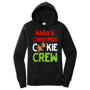 Cute Nana's Christmas Cookie Crew for Grand and Families  Women's Pullover Hoodie