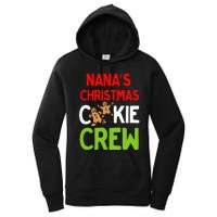 Cute Nana's Christmas Cookie Crew for Grand and Families  Women's Pullover Hoodie