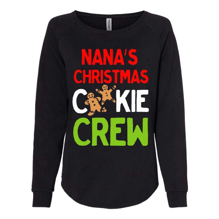 Cute Nana's Christmas Cookie Crew for Grand and Families  Womens California Wash Sweatshirt