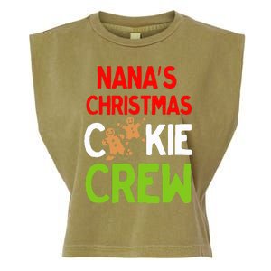 Cute Nana's Christmas Cookie Crew for Grand and Families  Garment-Dyed Women's Muscle Tee