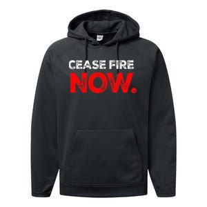 Ceasefire NOW Performance Fleece Hoodie