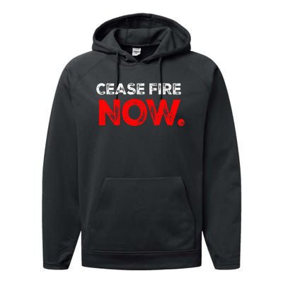 Ceasefire NOW Performance Fleece Hoodie