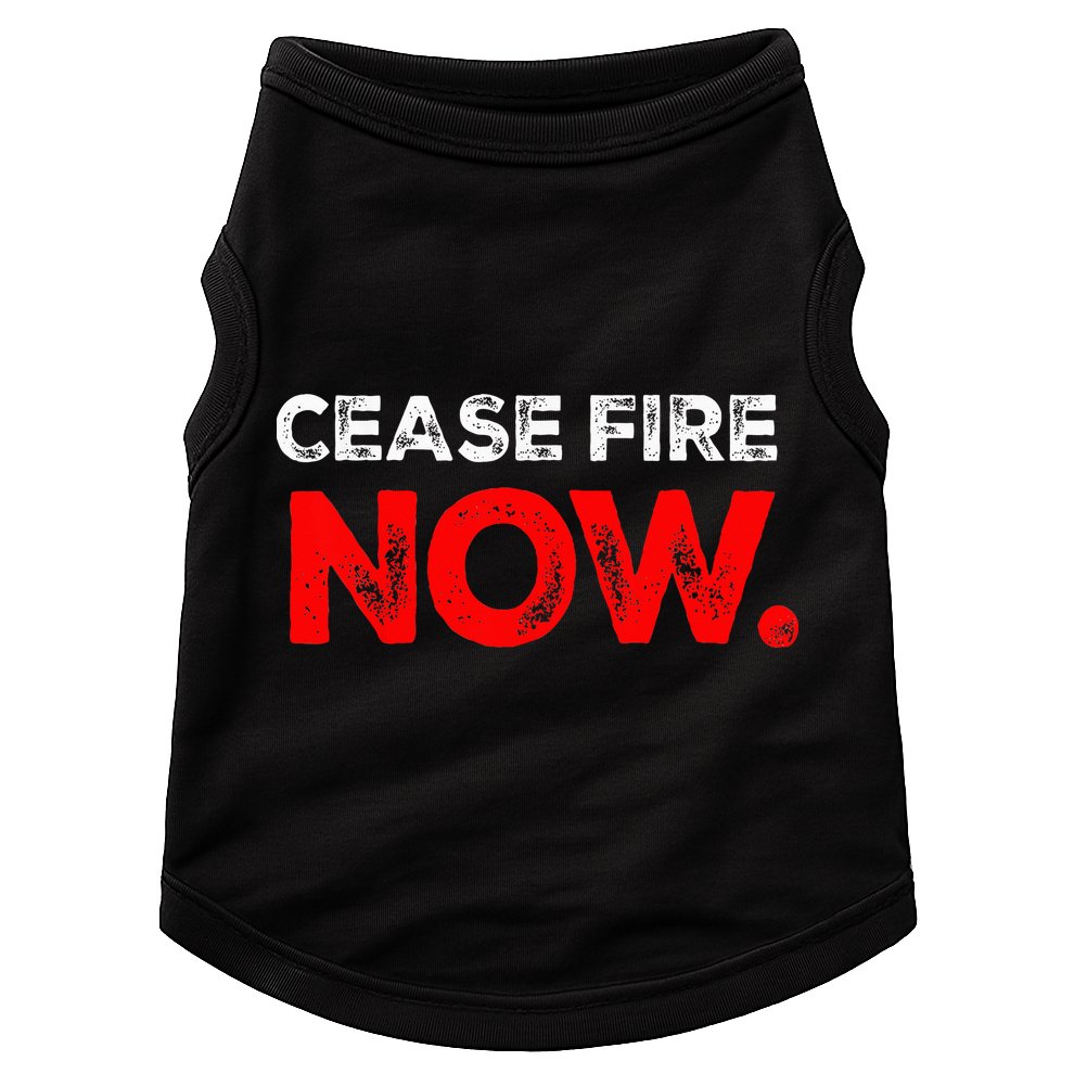 Ceasefire NOW Doggie Tank