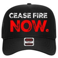 Ceasefire NOW High Crown Mesh Back Trucker Hat