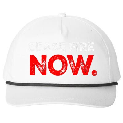 Ceasefire NOW Snapback Five-Panel Rope Hat