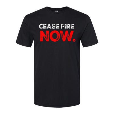 Ceasefire NOW Softstyle® CVC T-Shirt