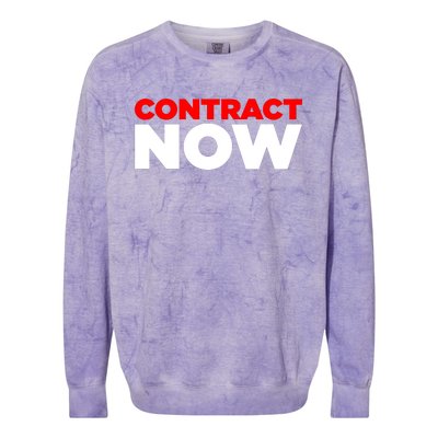 Contract Now Colorblast Crewneck Sweatshirt