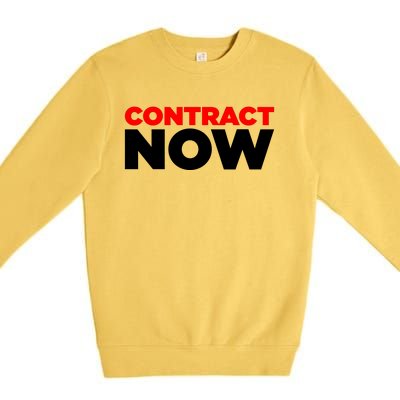 Contract Now Premium Crewneck Sweatshirt