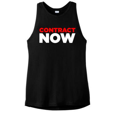 Contract Now Ladies PosiCharge Tri-Blend Wicking Tank