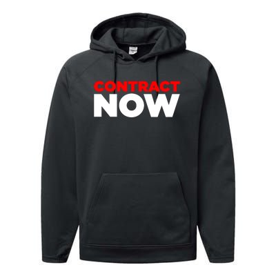 Contract Now Performance Fleece Hoodie