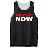 Contract Now Mesh Reversible Basketball Jersey Tank