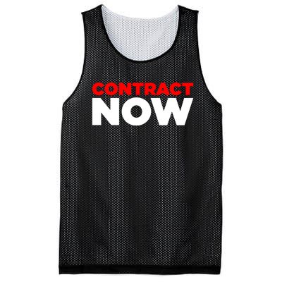 Contract Now Mesh Reversible Basketball Jersey Tank