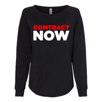 Contract Now Womens California Wash Sweatshirt