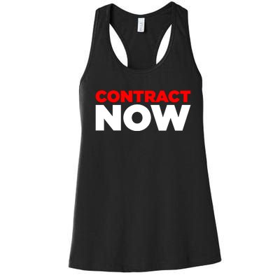 Contract Now Women's Racerback Tank