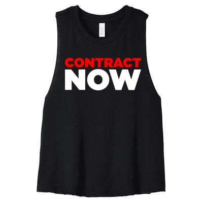 Contract Now Women's Racerback Cropped Tank