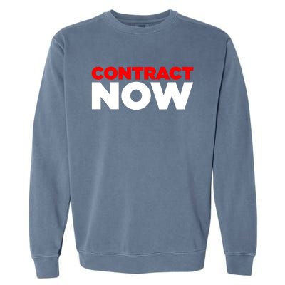 Contract Now Garment-Dyed Sweatshirt