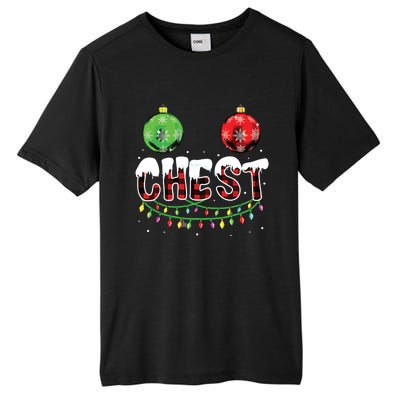 Chest Nuts Christmas Funny Matching Couple Chestnuts Tall Fusion ChromaSoft Performance T-Shirt