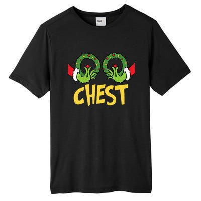 Chest Nuts Christmas Funny Matching Couple Chest Nuts  Tall Fusion ChromaSoft Performance T-Shirt