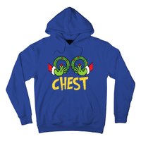 Chest Nuts Christmas Funny Matching Couple Chest Nuts  Hoodie