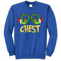 Chest Nuts Christmas Funny Matching Couple Chest Nuts  Sweatshirt