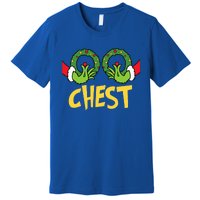 Chest Nuts Christmas Funny Matching Couple Chest Nuts  Premium T-Shirt