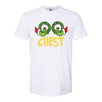 Chest Nuts Christmas Funny Matching Couple Chest Nuts  Softstyle® CVC T-Shirt