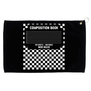 Composition Notebook Costume Fun Matching Halloween Costume Grommeted Golf Towel