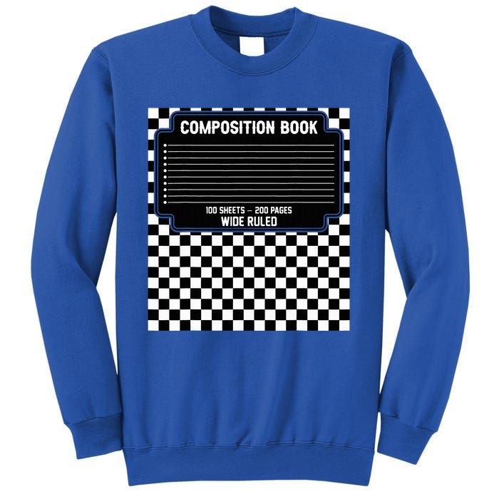 Composition Notebook Costume Fun Matching Halloween Costume Sweatshirt