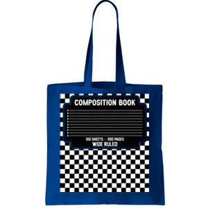 Composition Notebook Costume Fun Matching Halloween Costume Tote Bag