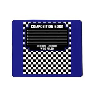 Composition Notebook Costume Fun Matching Halloween Costume Mousepad