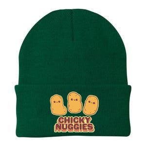 Chicky Nuggies Cute Retro Kawaii Chicken Nuggets Nuggs Meme Knit Cap Winter Beanie