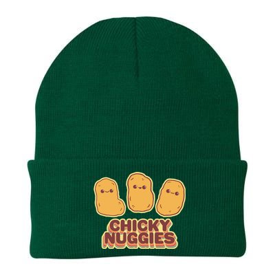 Chicky Nuggies Cute Retro Kawaii Chicken Nuggets Nuggs Meme Knit Cap Winter Beanie