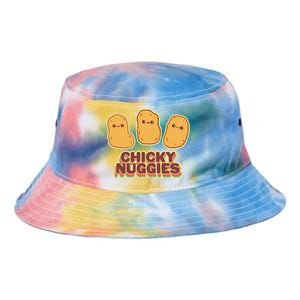 Chicky Nuggies Cute Retro Kawaii Chicken Nuggets Nuggs Meme Tie Dye Newport Bucket Hat